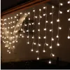 Multi-color 3.5M 100SMD Cherry Ball Curtain String Lights Led Lamps Garden Xmas Wedding Party Windows Decoration AC110V-220V