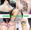 100 Designs Self-Adhesive Body Art Tijdelijke Tattoo Airbrush Stencils Template Boekje Butterfly and Animals Booklet 05