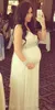 Robes de mariée de maternité 2016-2017 pour femmes enceintes sans manches en cristal en cristal Empire en mousseline de soie
