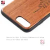 2021 Мода Мобильный Телефон Защитные чехлы Натуральный Деревянный TPU Резьбовый Лазерный Лазерный Оболочка Удалецо для iPhone 11 12 XS XR Макс