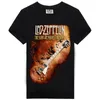 Herrenmode Metal Rock Band 3D-Druck Baumwolle Kurzarm T-Shirt