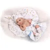 28 cm Gerçekçi Moda Bebek Mini Koleksiyon Bebek Noel ve Doğum Günü Için Tam Silikon Reborn Oyuncak Hediye