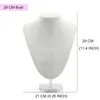 Mannequin Jewelry Display Velvet Show Bust Model Rack Pendant Holder Necklace Stand for Decorations Organizer for jewelry241R