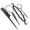 4Pc Braiders Hair Twist Styling Clip Stick Bun Maker Braid Tools Hair Braider # R48