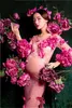 جميلة الأمومة اللباس الرباط زهرة الجنية الأمومة اللباس التصوير الدعائم النساء الحوامل فساتين لالتقاط الصور