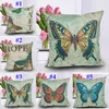 COTTON And LINEN Material Pillow Cases Good Quality Dakimakura Butterfly Print Couch pillow Cushion Covers Naps Pillow Cases