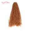 Loop Hari 새로운 Arival 합성 꼰 머리 금발 머리카락 확장 Zizi Crochet Braids Kinky Curly Crochet Hair Extensions