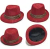 2016 Nouvelle Mode Enfants Garçon Fille Unisexe Fedora Chapeau Contraste Garniture Cool Jazz Chapeau Trilby Cap Nouveau-Né Photographie Prop Trilby