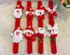 12 Pcs/lot ornements de noël enfants cadeau de noël bracelet montre bracelet fournitures de noël pour enfants père noël bonhomme de neige cerf