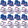 2017-2018 Säsong New York Rangers Jersey Blank 76 Brady Skjei 89 Pavel Buchnevich 93 Mika Zibanejad 61 Rick Nash Custom Hockey Jerseys