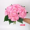 10 Uds. De hojas de flores artificiales de hortensia para boda, hogar, ramo de novia, decoración 4514577