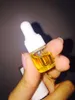 3ML البسيطة العنبر الزجاج الأساسية قوارير النفط القطارة إعادة الملء 4 ألوان