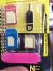 5 في 1 Universal Mini SIM Card Adapter Adapter Case Tool Kits for Nano micro sim card tf card card reader6073241