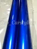 Dark Blue Gloss Metallic Candy Vinyl Car Wrap Film With Air Channel Metallic Shiny Sticker Car Styling Cast Foil Foil Storlek 1.52x20M/Roll