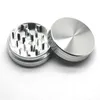 Aluminum Alloy Herbal Grinders Smoking 2 Layers Herb Grinder Metal 40/50/55/63mm Tobacco Crushers