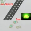 3000pcs / 릴 SMD 0805 (2012) 옥 녹색 LED 램프 다이오드 울트라 밝게