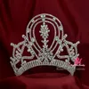 Pageant Crowns Diademi Lager Regolabile Miss Pageant vincitore Queen Bridal Wedding Princess Hair Jewelry Per Party Prom Show Headdre261R