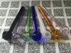 on sale Glass oil burner mixed colorful Pyrex clear oil burner glass tube glass pipe oil nail