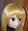 (N01) Main En Caoutchouc De Silicone Femelle Visage Complet KIG Masque Japonais Anime Cartoon Personnage Cosplay Kigurum Masques Crossdresser Poupée