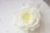 Fiore di simulazione di fascia alta rosa tessuto di seta fiori finti 13 cm fai da te spina a muro forniture di nozze