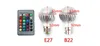 New IC Module 16 Color Changing 9W Globe Ball Bulb RGB LED Lights Lamp E27 B22 With Remote Control