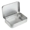 Весь набор для выживания Олово Higen Крышка Маленькая пустая серебряная флип-металлическая коробка для хранения Чехол-органайзер для денег Монета Конфеты Ключи H2105714201968
