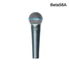 جودة عالية beta58a النسخة الصوتية كاريوكي microfone الديناميكية السلكية المحمولة ميكروفون شحن مجاني
