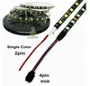 Black PCB board 5050 led strip Warm white White RGB 5050 IP65 Waterproof DC12V 300 LEDs 60led M flexible l