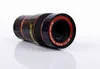 Cheapest Universal Clip 8X Magnification Zoom Mobile Phone Telescope Lens Telephoto External Smart phone Camera Lens Telescope 100pcs