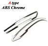 Voor 2014 2015 NISSAN X-TRAIL X TRACK XTRAIL ROGE T32 CHROME SPIEGELKAPPELING SNEL ZIJDDUUR ACHTERINIER MIRLE DECORATION STRIP 2PCS