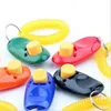 Fashion Pet dog cat Click Clicker Training Trainer Sound training with Key ring loop included Agility Training Products