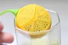 Tea Leaf Strainer Reuseable Silicone Lemon Flower Tea Bag Ball Stick Loose Herbal Spice Infuser Filter Tea Tool