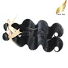 Mongolian hair weaves 4pcs/lot Virgin human hair Body wave Hairextensions Natural Color Bellahair