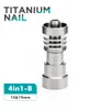 Handwerkzeuge Metall Banger Domeless Titan Nagel 10mm 14mm Männliche Weibchengelenk 2/4/6 in 1 mit 6 verschiedenen Typen