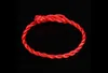 Pulsera de hilo rojo de la amistad, pulsera simple y pequeña para mujeres, hombres, bebés y niños, pulsera de buena suerte 264v