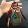 Top Quality 1 8 Dream Catcher Small Car Hanging With Peacock Feather Who 237M
