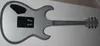 Custom Shop Ltd RZK-600 Metalik Silver Gri Elektro Gitar EMG Pikaplar Christian Cross Claversboard Kakmları Floyd Rose Tremolo Birdge