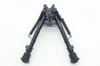 6 "till 9" Compact Spring Return Sniper Jakt Rifle Bipod + Picatinny Rail Mount