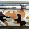 Klistermärken stor öken camo vinyl bil wrap covers med luft rlease glans/ matt arctic brun kamouflage som täcker foile 1.52x 10m/ 20m/ 30m