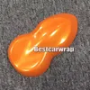 Autocollants avec bulle d'air sans ShinOrange Gloss Pearl Shift Vinyl Wrap Film d'emballage de voiture Magic orange brillant Feuille d'emballage Taille: 1,52 * 20 m (5x67ft)