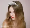 Vintage Düğün Gelin Rhinestone Taç Tiara İnciler Kafa Altın Gümüş Çiçek Çiçek Başlığı Hairband Takı Moda Headdress Bling Kafa Aksesuarları Hediye