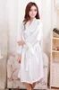 Nova chegada senhoras mulheres sólida simples rayon seda curto robe pijama lingerie camisola quimono vestido pjs feminino sexy vestido feminino 7 c240g