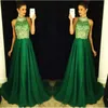 2019 robes de bal sexy cristal perlé vert femmes a-ligne en mousseline de soie Pageant longues robes de soirée formelles robe de soirée robe pour l'obtention du diplôme