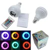 Wireless 12W Power E27 LED rgb Bluetooth Speaker Bulb Light Lamp Music Playing & RGB Lighting with Remote Control D2.0