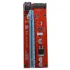 60 см PCI-E 1 X до 16 x Extender PCI Express Riser Card + USB 3.0 кабель для передачи данных + 15Pin SATA женский интерфейс питания Molex