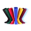 Toptan-Moda 5 Renkler Yeni Erkekler Saf Renk Ayak Bileği Uzun Diz Futbol Beyzbol Atletik Spor Çorap