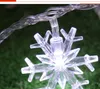 2016 Hot Selling 220V 5M 20LED Christmas lights snowflake lamp holiday lightingwedding party decoration curtain string lights