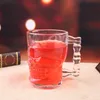 Drinkware 500 мл емкость Кристалл череп выстрел в голову кости водка виски пиво стекло бутылки напитка Кубок Главная бар партии Barware 500/600 мл