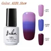 Belen 10st Temperatur Ändra färg UV Gel Långvarig Manikyr Soak-Off Lack Nail Lim Nail Polish Finger Art Set Base Top