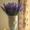 Zakka Estilo 9 Cabeças Fresco Roxo Plantas Falso Rendas Flor Artificial Rolo De Folhas De Lavanda Grama Jardim Decoração Floral Flores Arranjo